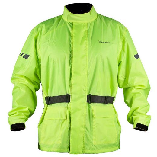 motorcycle rain jackets NORDCODE RAIN JACKET II rainwear fluo yellow