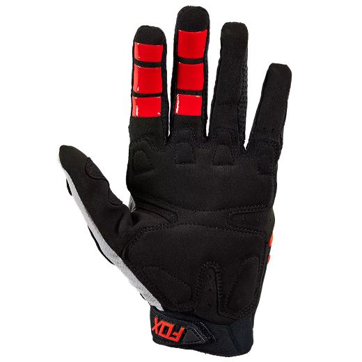 Enduro MX MTB Καλοκαιρινά Γάντια FOX PAWTECTOR CE Γκρι / Κόκκινο