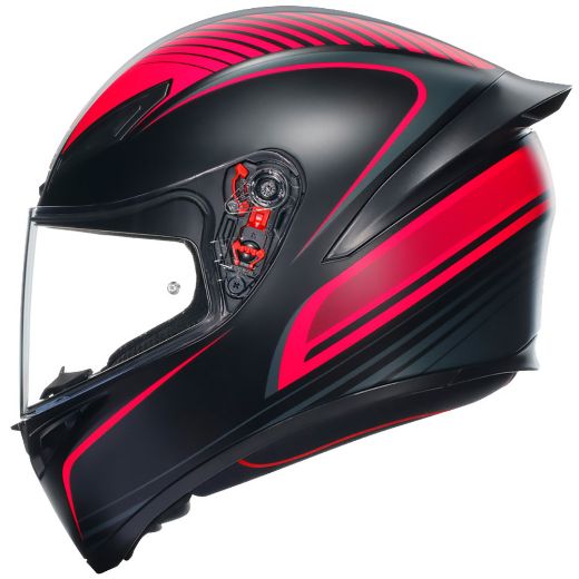 motorcycle full-face helmets AGV k1 S WARMUP BLACK/PINK mplk ece 2206 helmet