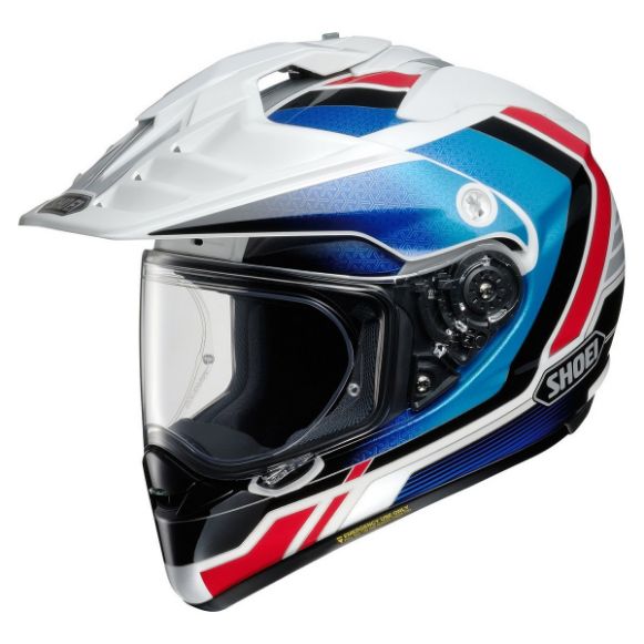 SHOEI HORNET ADVENTURE SOVEREIGN TC-10 HELMET ON-OFF