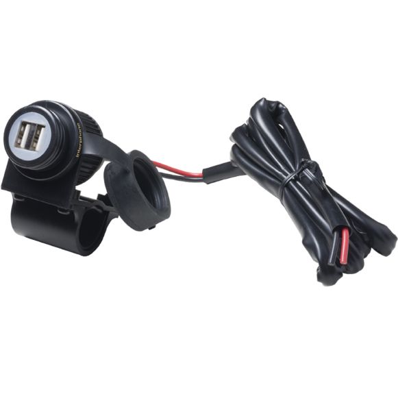 USB ADAPTER INTERPHONE USB x 2 ME ΒΑΣΗ UNIVERSAL | MOT-024 BLACK