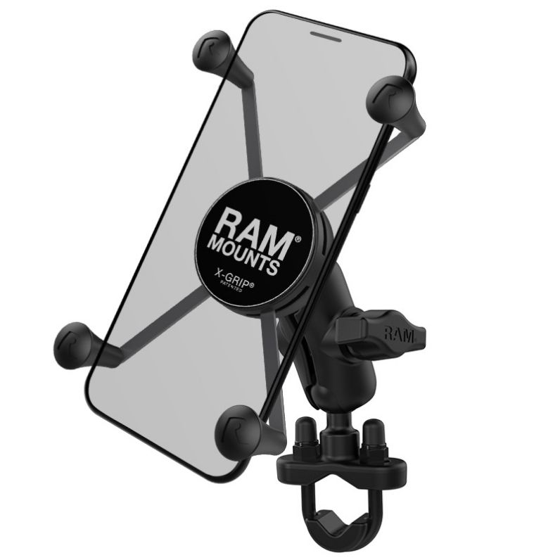 RAM® X-Grip® Large Phone Mount with Handlebar U-Bolt Base (Set)
