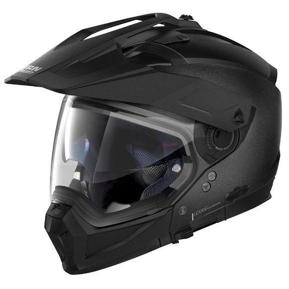 NOLAN N70-2 X SPECIAL N-COM 9 BLACK GRAPHITE HELMET CROSSOVER