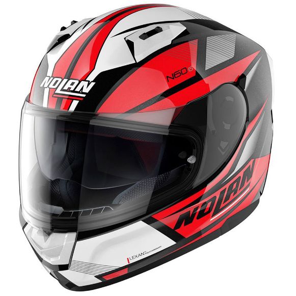 NOLAN N60-6 DOWNSHIFT 36 METAL BLACK/RED