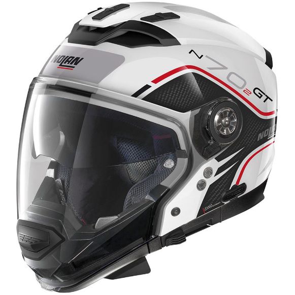 NOLAN N70-2 GT CROSSOVER ΚΡΑΝΗ FLYWHEEL N-COM 53 METAL WHITE