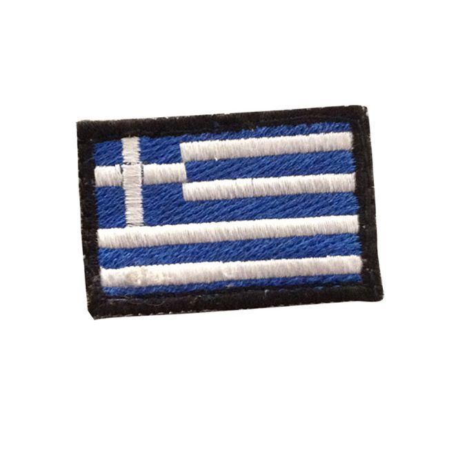 FOVOS GREEK MINI FLAG BLUE/WHITE PATCH