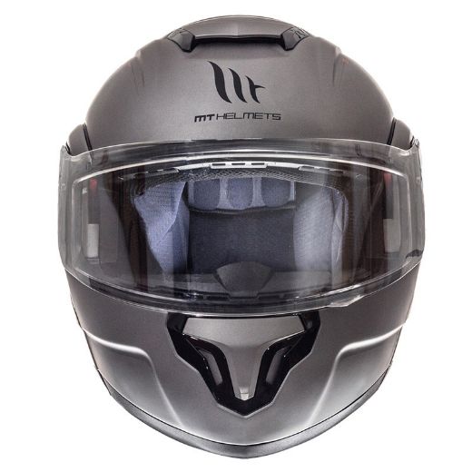 Ανοιγόμενο σπαστό Κράνος MT ATOM SV Titanium Matt Τιτάνιο ματ