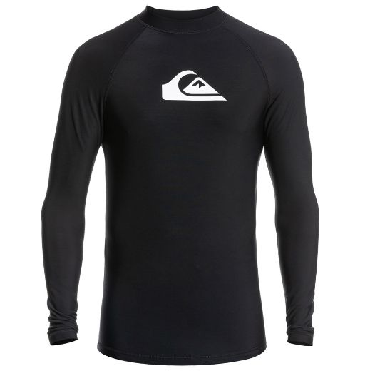 QUIKSILVER HEATER LS UPF 50 BLACK THERMAL TEE LS
