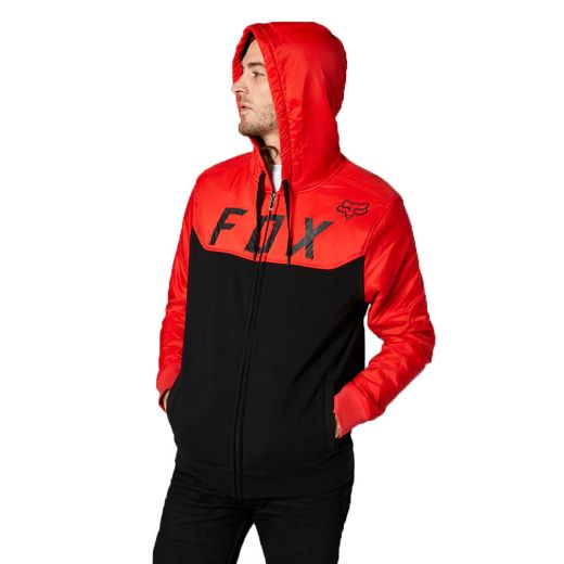 FOX PIVOTAL ZIP HOODIE FLO RED