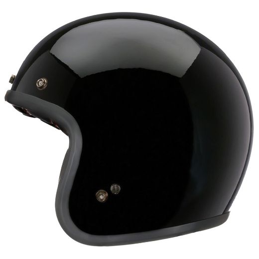 BELL CUSTOM 500 VINTAGE ROW BLACK HELMET JET RETRO
