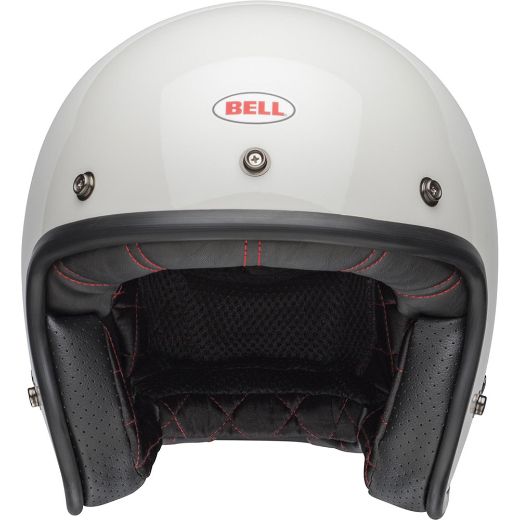BELL CUSTOM 500 VINTAGE ROW WHITE HELMET JET RETRO