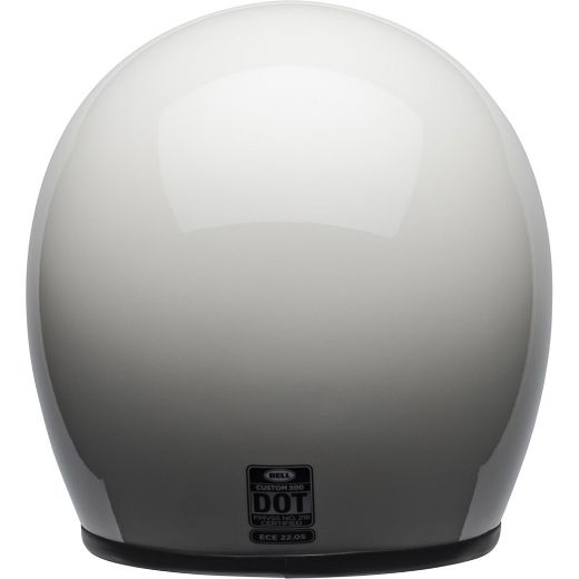 BELL CUSTOM 500 VINTAGE ROW WHITE HELMET JET RETRO