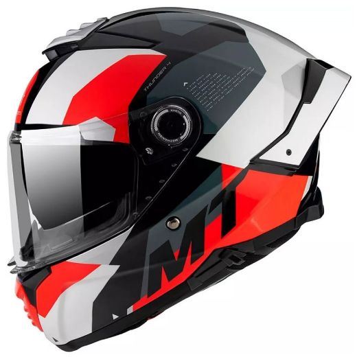 full-face κράνη μηχανής MT THUNDER 4 SV κράνος A0 FADE WHITE GLOSS PEARL