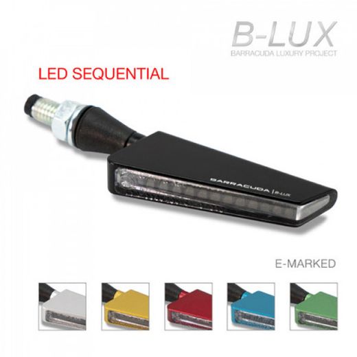 BARRACUDA SQ-LED B-LUX BLACK/CLEAR LED INDICATORS