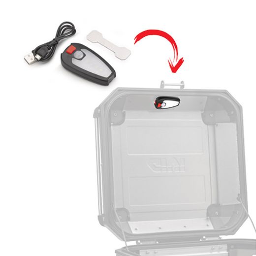 GIVI E198 TOPCASE INNER LED LIGHT UNIVERSAL