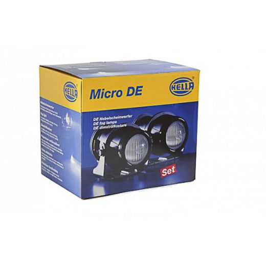 LIGHTS FOG SET HELLA ΠΡΟΒΟΛΑΚΙΑ ΣΕΤ HELLA MICRO BLACK