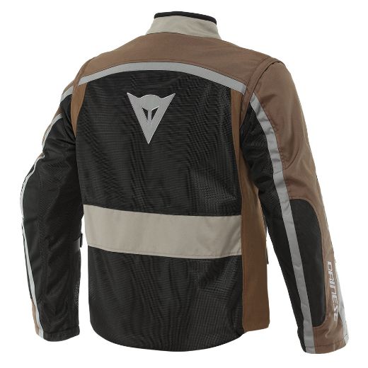 Kαλοκαιρινό μπουφάν μηχανής DAINESE OUTLAW TEX BLACK/CARAFE/WALNUT Προσφορές Χανιά