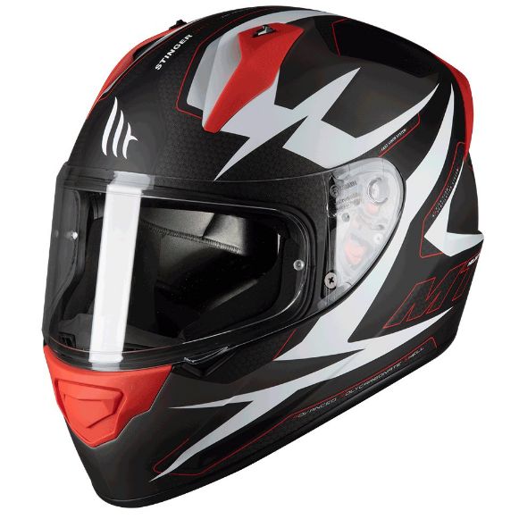 MT STINGER FULL-FACE ΚΡΑΝΗ ΜΗΧΑΝΗΣ POWERED B5 MATT RED