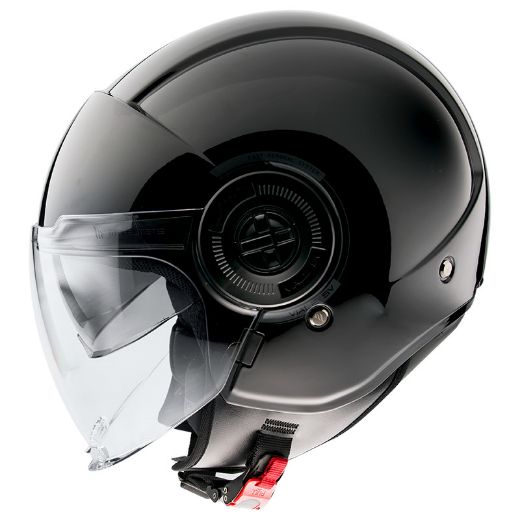 Jet Κράνος Μηχανής MT VIALE SV SOLID A1 GLOSS BLACK