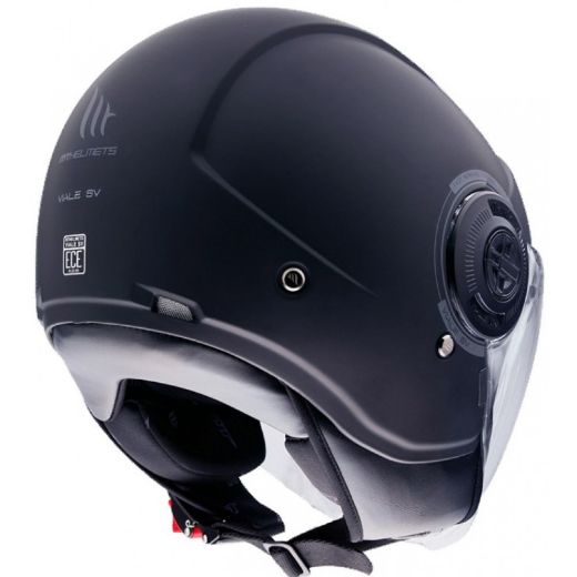 Jet Κράνος Μηχανής MT VIALE SV A1 BLACK MATT