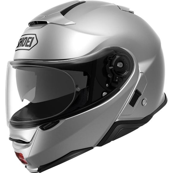 SHOEI NEOTEC II LIGHT SILVER HELMET FLIP UP