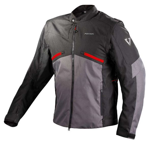 Μπουφάν enduro FOVOS PINDOS μπουφάν εντούρο μηχανής μαύρο κόκκινο