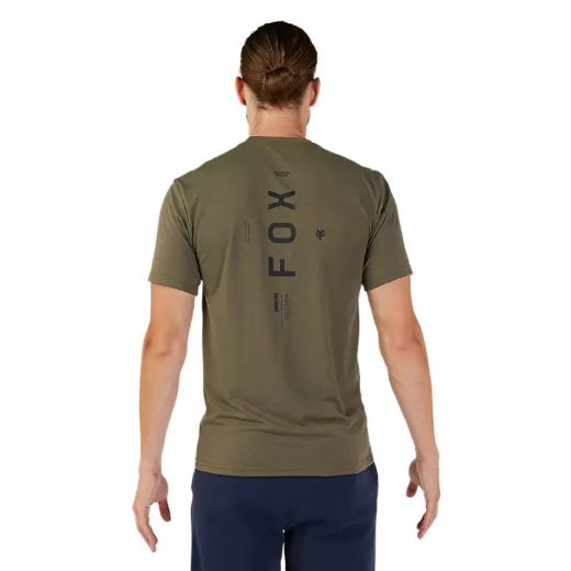 Ανδρικές Κοντομάνικες Μπλούζες FOX DYNAMIC TECH Ανδρική Μπλούζα Olive Green Λαδί