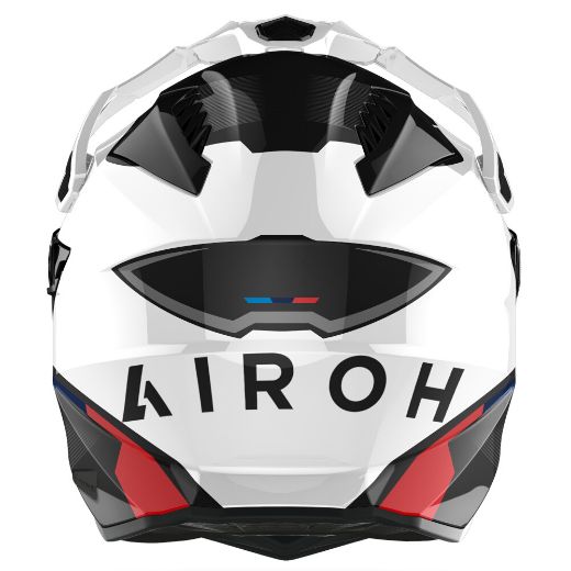 Adventure Κράνη AIROH COMMANDER FACTOR WHITE GLOSS On-Off Κράνος Μηχανής Άσπρο