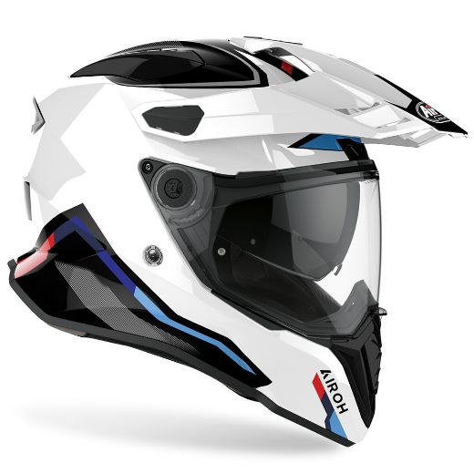 On-Off Κράνος Μηχανής AIROH COMMANDER FACTOR WHITE GLOSS Άσπρο