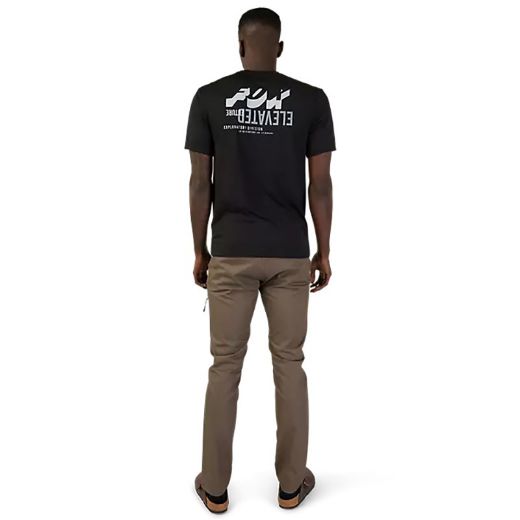 Men Shortsleeve Tee FOX LEO TECH T-Shirt BLACK