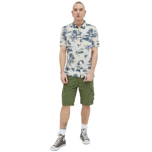 Ανδρική βερμούδα QUIKSILVER CRUCIAL BATTLE 21in Λαδί