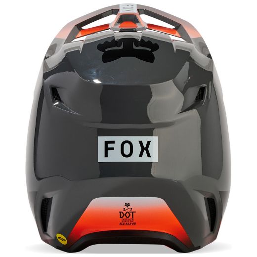 FOX V1 HELMETS MX BALLAST GREY/RED
