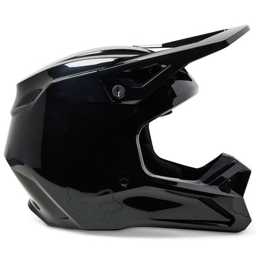 Κράνη Mx Enduro FOX V1 motocross κράνος SOLID BLACK μαύρο