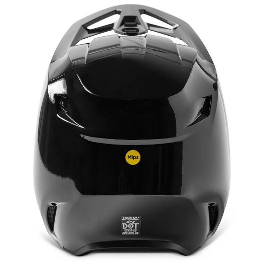 FOX V1 HELMETS MX SOLID BLACK