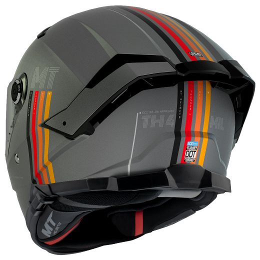 motorcycle full-face helmets MT THUNDER 4 SV C2 MIL MATT GREY