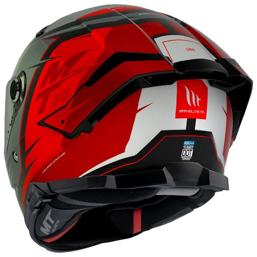 motorcycle full-face helmets MT THUNDER 4 SV B5 PENTAL MATT RED