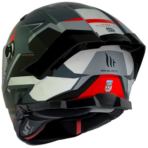 motorcycle full-face helmets MT THUNDER 4 SV B5 EXEO MATT RED