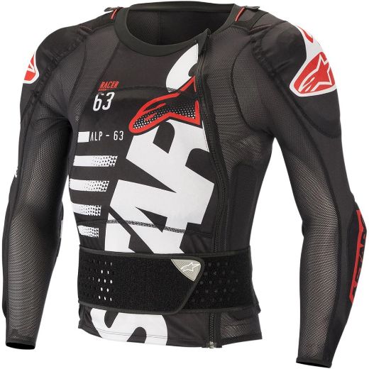 ALPINESTARS SEQUENCE PROTECTION JACKET BLACK/WHITE/RED
