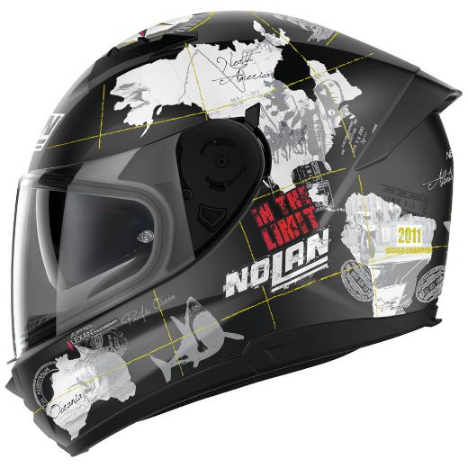 NOLAN N60-6 GEMINI REPLICA 49 C CHECA FLAT BLACK