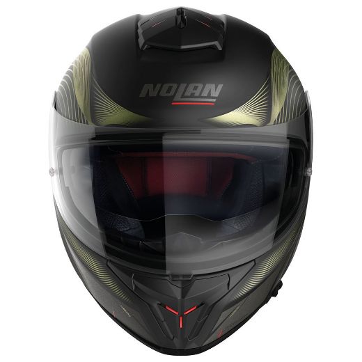 NOLAN N80-8 POWERGLIDE N-COM 46 FLAT BLACK GREEN