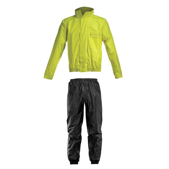 ACERBIS RAIN SUIT LOGO ΣΕΤ ΑΔΙΑΒΡΟΧΑ ΜΑΥΡΟ/ΚΙΤΡΙΝΟ