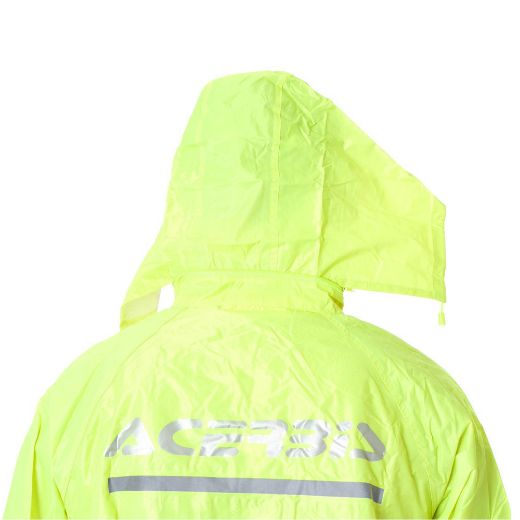 ACERBIS RAIN SUIT LOGO BLACK/YELLOW RAIN SET
