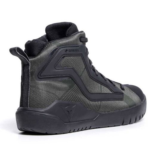 DAINESE URBACTIVE GORE-TEX WATERPROOF SHOES BLACK/ARMY-GREEN