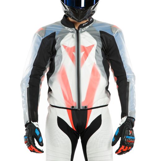 DAINESE RAIN BODY RACING 2 BLACK/TRANSPARENT