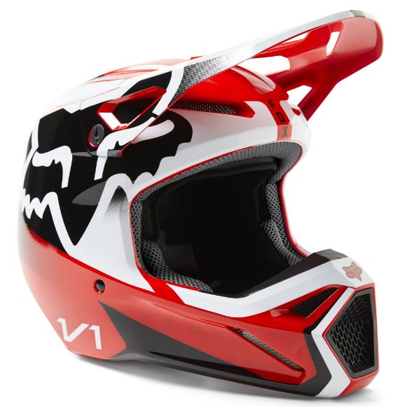 FOX V1 ΚΡΑΝΗ MX & ENDURO LEED FLO RED