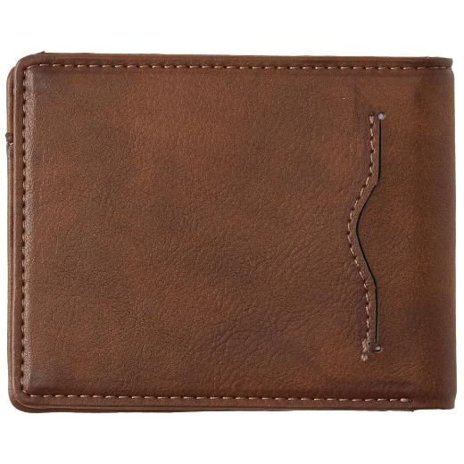 Ανδρικά πορτοφόλια QUIKSILVER SLIM PICKENS BI-FOLD καφέ αντρικό πορτοφόλι