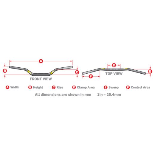 HANDLEBAR PROTAPER TUCKER SE SCHOOLBOY LOW BLACK