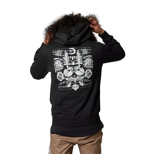 Ανδρικά φούτερ FOX COASTAL BLUES FLEECE Black μάυρο