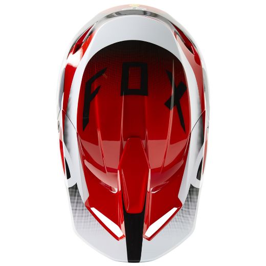 Κράνος MX FOX V1 LEED HELMET Κράνη Mx Enduro Flo Red Κόκκινο