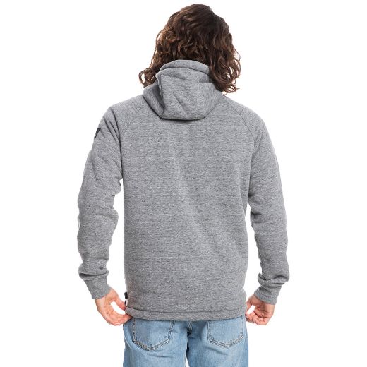 QUIKSILVER KUROW ZIP LIGHT GREY HEATHER